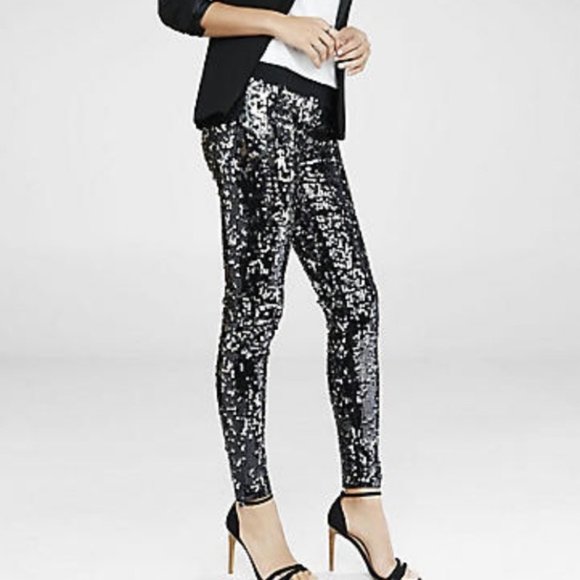 Sequinned Leggings - Picture 1 of 4
